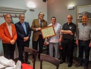 La Academia Aragonesa de Gastronomía distingue a la Fonda Alcalá con el premio al mejor establecimiento de comida familiar de Aragón 2017