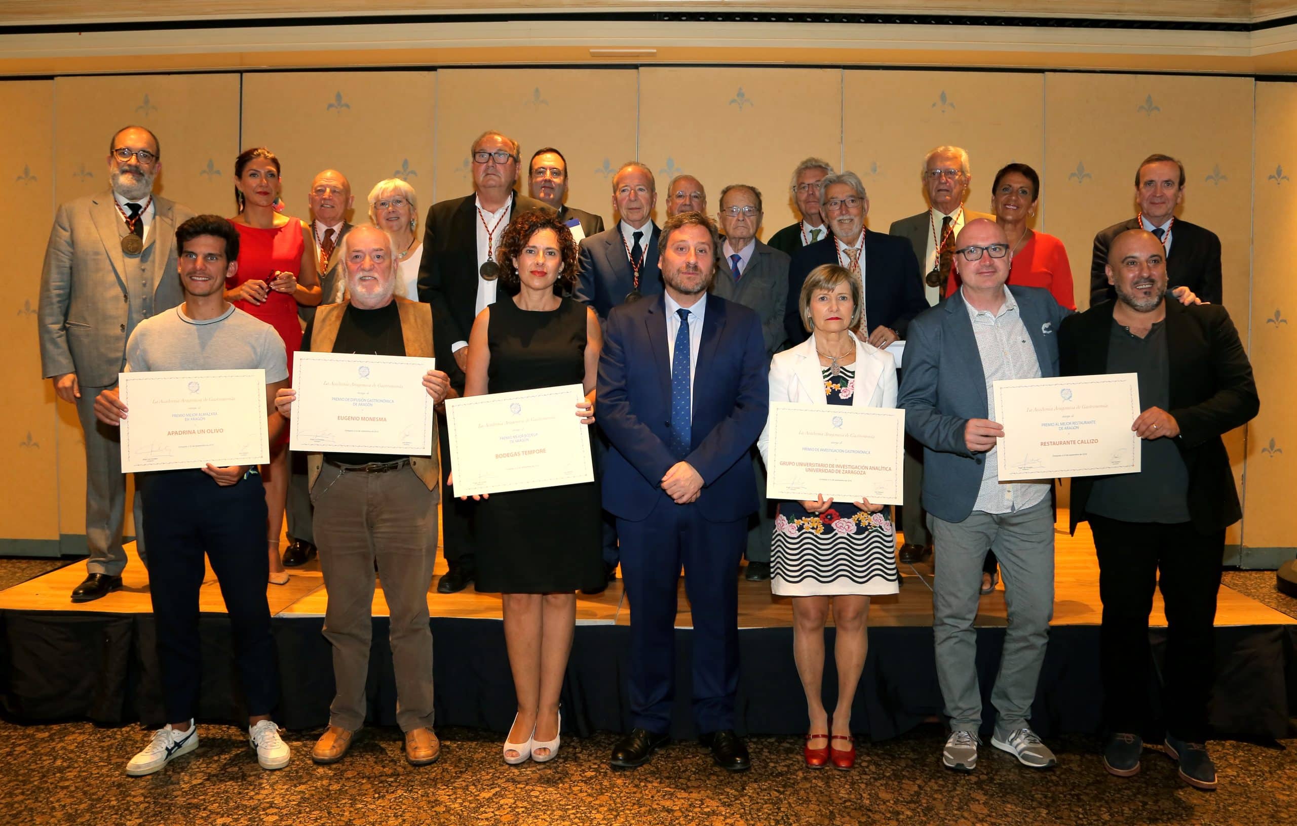 La Academia Aragonesa de Gastronomía ha concedido sus tradicionales Premios de Gastronomía 2018